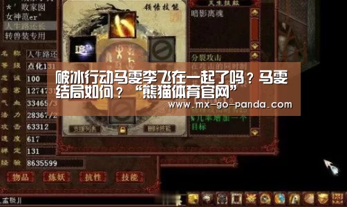 破冰行动马雯李飞在一起了吗？马雯结局如何？“熊猫体育官网”
